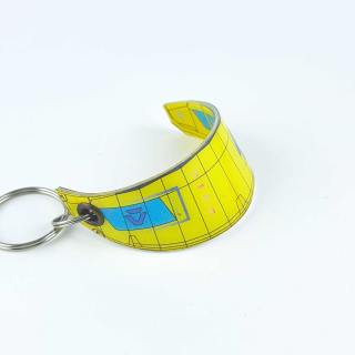 Duotone Dice 2020 3D Schlüsselanhänger Pocket Kites Yellow