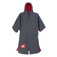 Red Original Pro Change Jacket Robe Poncho Short Sleeve grey