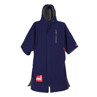 Red Original Pro Change Jacket Robe Poncho Short Sleeve navy blue
