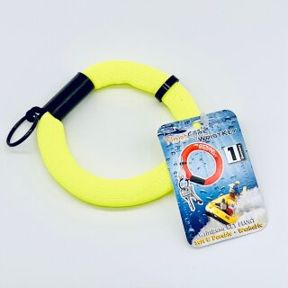 FloatEyes WRISTKEY schwimmendes Armband Schlüsselanhänger Neon Gelb