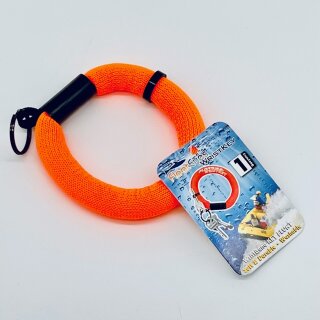 FloatEyes WRISTKEY schwimmendes Armband Schlüsselanhänger Neon Orange