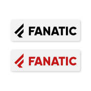 Fanatic Sticker "Fanatic"  12x3,66cm BLACK 1 pcs