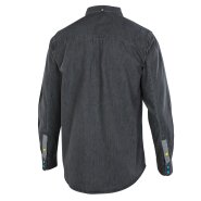 DUOTONE Shirt LS Denim dark grey S 48