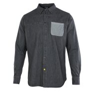 DUOTONE Shirt LS Denim dark grey M 50