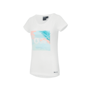Picture Basement Palm Tee White S 36