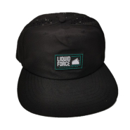 Liquid Force Rubber Logo Patch Cap Black