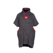 Red Original Luxury Towelling Change Robe Poncho Unisex Grey