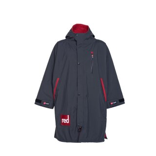 Red Original Pro Change Jacket Robe Poncho Long Sleeve grey