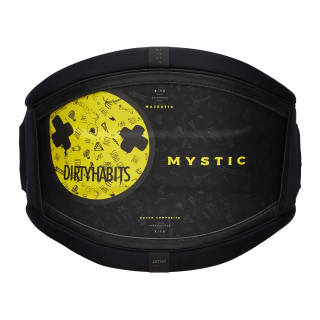 MYSTIC Majestic Waist Harness Dirty Habits Black/Yellow