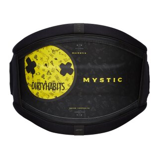 MYSTIC Majestic Waist Harness Dirty Habits Black/Yellow L
