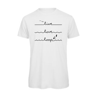 LOOPERZ T-Shirt Live Love Loop Herren