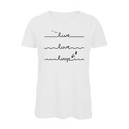 LOOPERZ T-Shirt Live Love Loop Damen