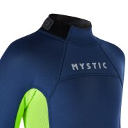 Mystic Star Fullsuit 3/2mm Bzip Flatlock Junior Night Blue
