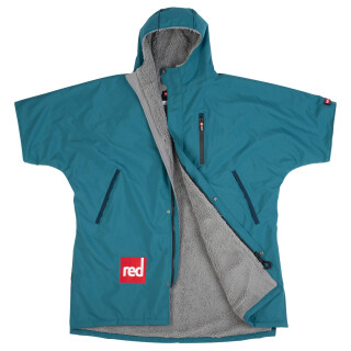 Red Original Pro Change Jacket Robe Poncho Short Sleeve alpine teal