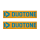 Duotone 3D Logo Sticker petrol