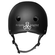Triple 8 SS22 - Halo Helm black rubber XL
