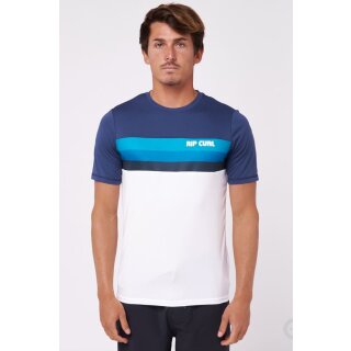 Rip Curl Surf Revival Panel T-Shirt mit UV-Schutz kurzarm navy