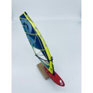 Modell - Gaastra Manic blue/yellow mit Tabou bordeau red
