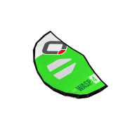 WASP V2 Ozone Wing inkl. Bag + Leash grün 4qm leicht...