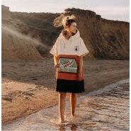 Wave Hawaii Poncho Cotton Velours Campeche S-M