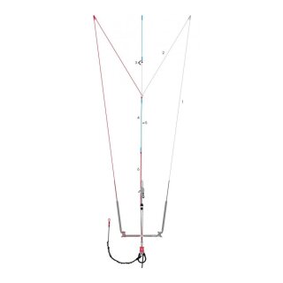 GREY STRONG MIDDLE LINE North Kiteboarding 5th Element / Paar 20m