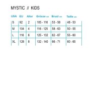 Mystic STAR Rash Vest Kids Kurzarm white M (116)