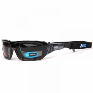 SMALL PREMIUM Wassersportbrille JC-Optics Sonnenbrille polarisiert crystal black