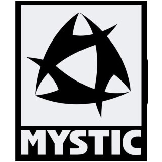 Mystic AUFKLEBER LOGO black/white 10x12,5cm (S)