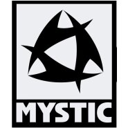 Mystic AUFKLEBER LOGO black/white 10x12,5cm (S)