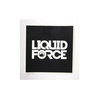 SQUARE PATCH Sticker Liquid Force 10x10cm black