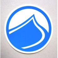 DROP Sticker Liquid Force 11cm blue