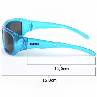 SMALL PREMIUM Styler Sportbrille JC-Optics Sonnenbrille Polarisiert crystal blue
