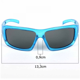 SMALL PREMIUM Styler Sportbrille JC-Optics Sonnenbrille Polarisiert crystal blue