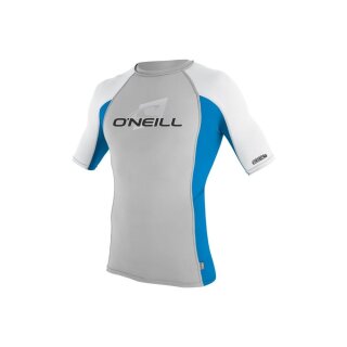 ONeill SKINS CREW UV-Shirt O´Neill Kurzarm lunar/brightblue/white XS 46