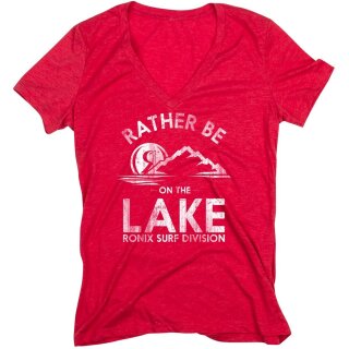 WOMENS ON THE LAKE T-Shirt Ronix heather red S 36