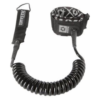 Mystic SUP COILED LEASH Safetyleash 8 black