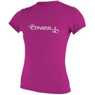 ONeill WOMENS BASIC SKINS UV-Shirt O`Neill Kurzarm fox pink