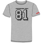 Fanatic Kids Shirt 81 heather grey 9/11 Jahre