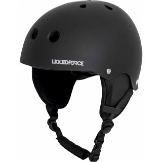Liquid Force Flash Comp Helm rubber black ohne Ohrenschützer SM