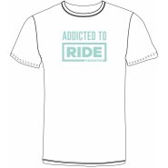 Fanatic Addicted To Ride T-Shirt Girls white