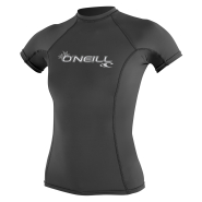 ONEILL Wms Basic Skins S/S Rash Guard Graphite S