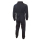 Dry Fashion Underall Antipilling Fleece (260 gr.) schwarz/grau
