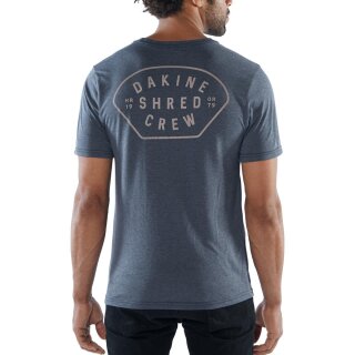Dakine Shred Crew Tech T-Shirt heather navy