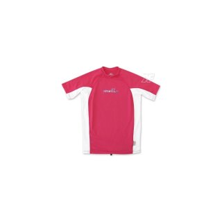 ONeill GIRLS SKINS CREW Kurzarm UV-Shirt O´Neill rouge/white 117-124 (4)